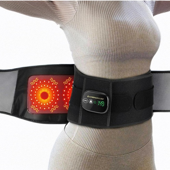 Cordless Heating Pad Vibrating Heating pad for Back Vibrating Heating pad Cramps - Picture 1 of 7